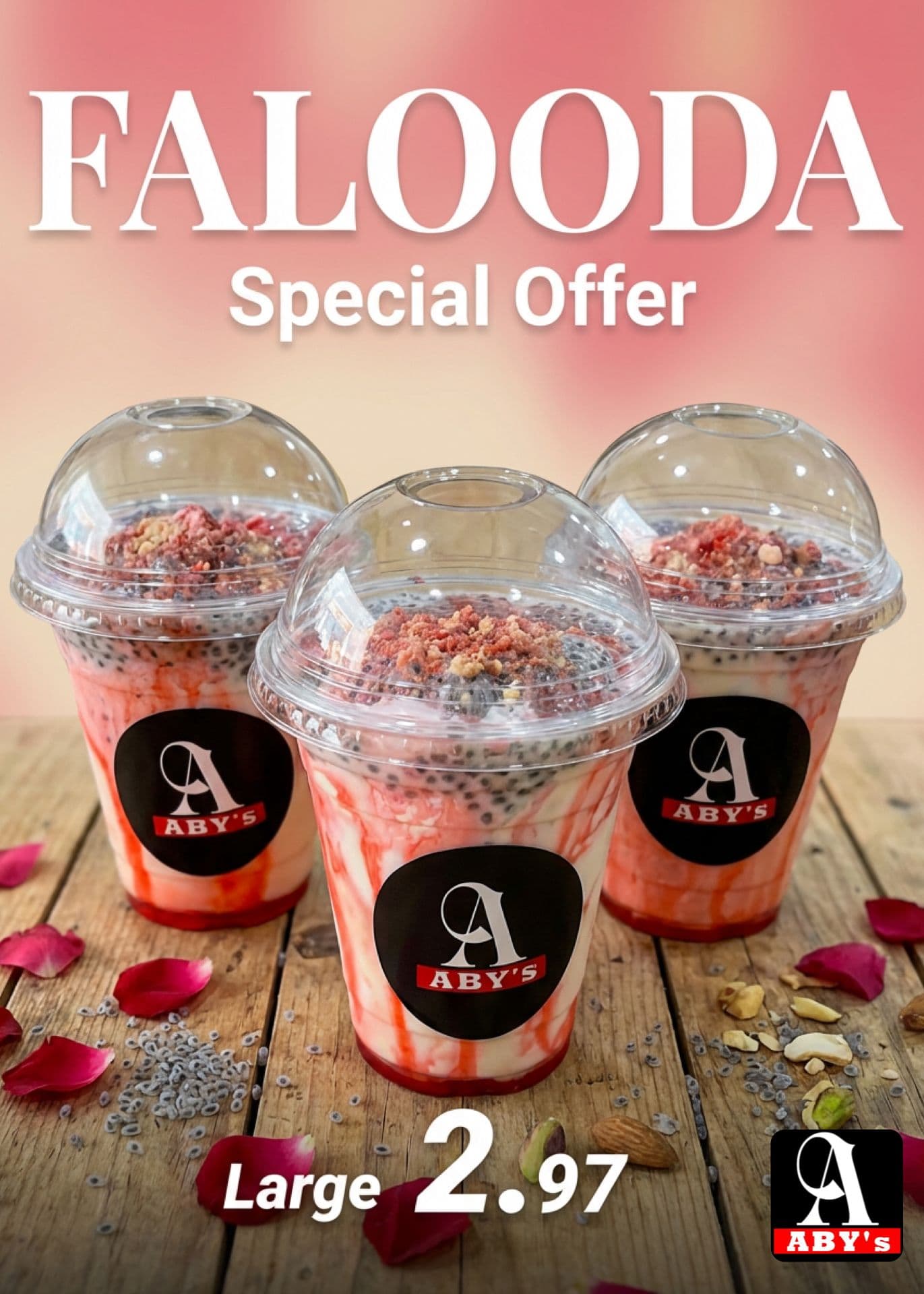 Falooda — served at ABY's Biryani, Leeds