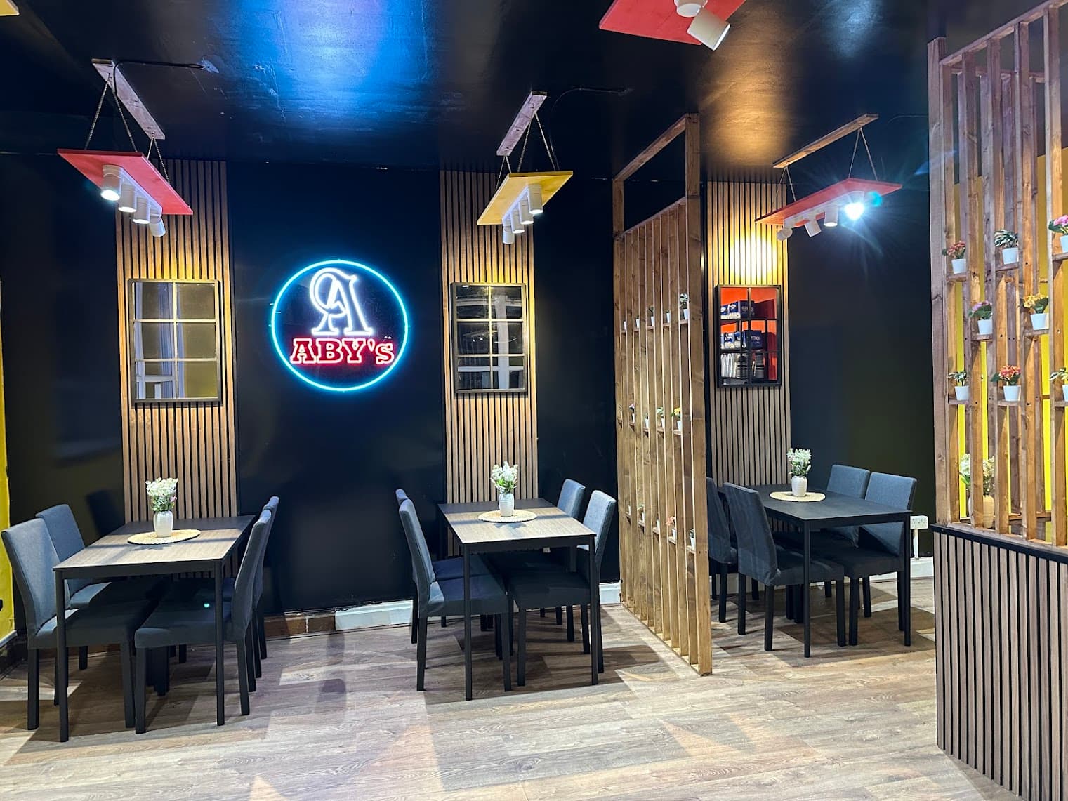 ABY's Biryani Leeds interior dining area